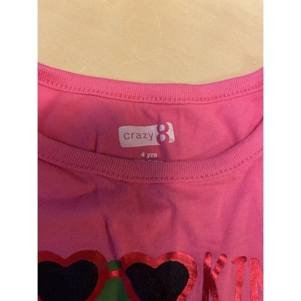 Children's Place Girls Size 4 Cute‎ Frog Outfit Shirt And Pink Pants Spring - Picture 3 of 4